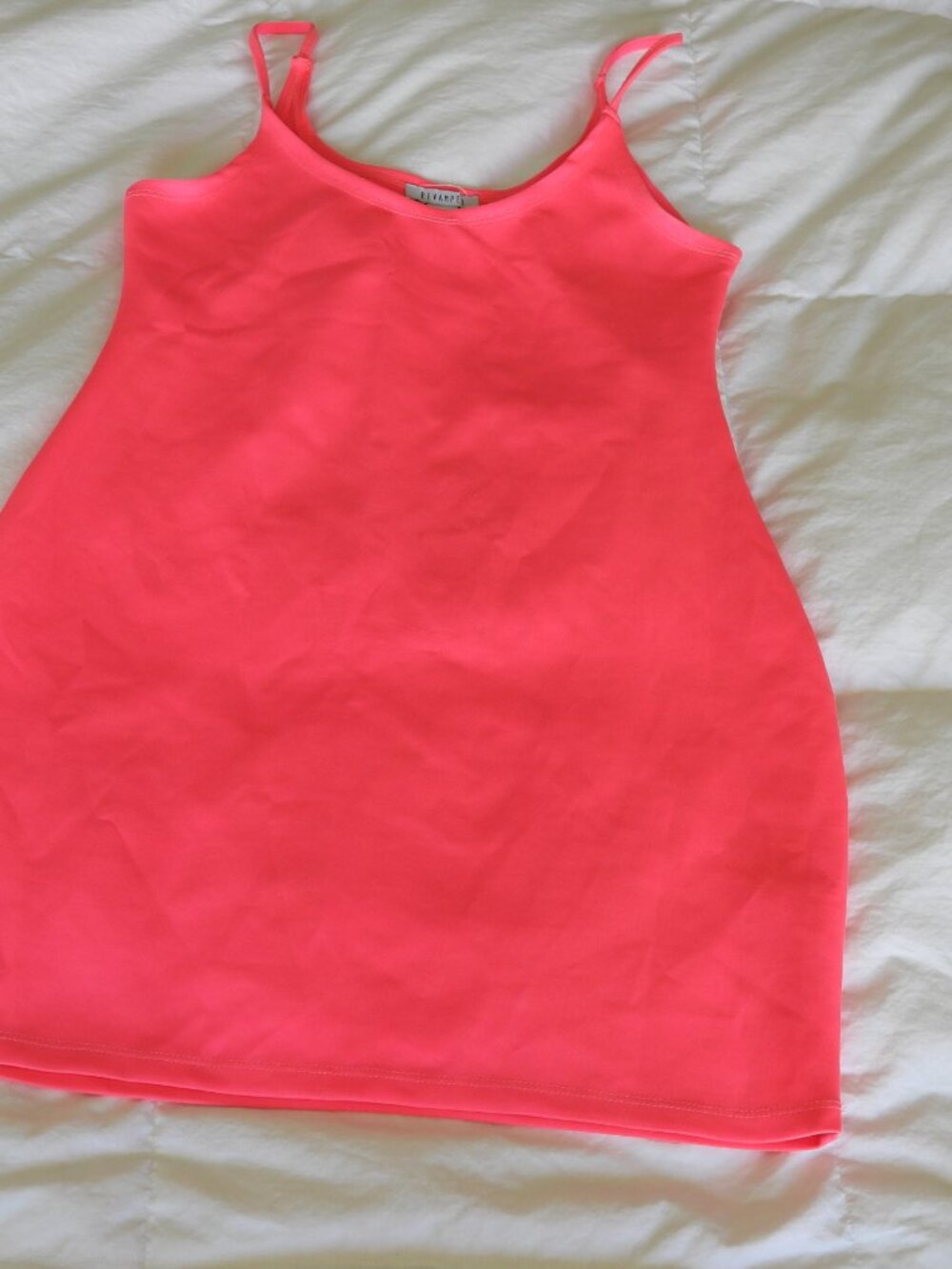 Neon pink dress